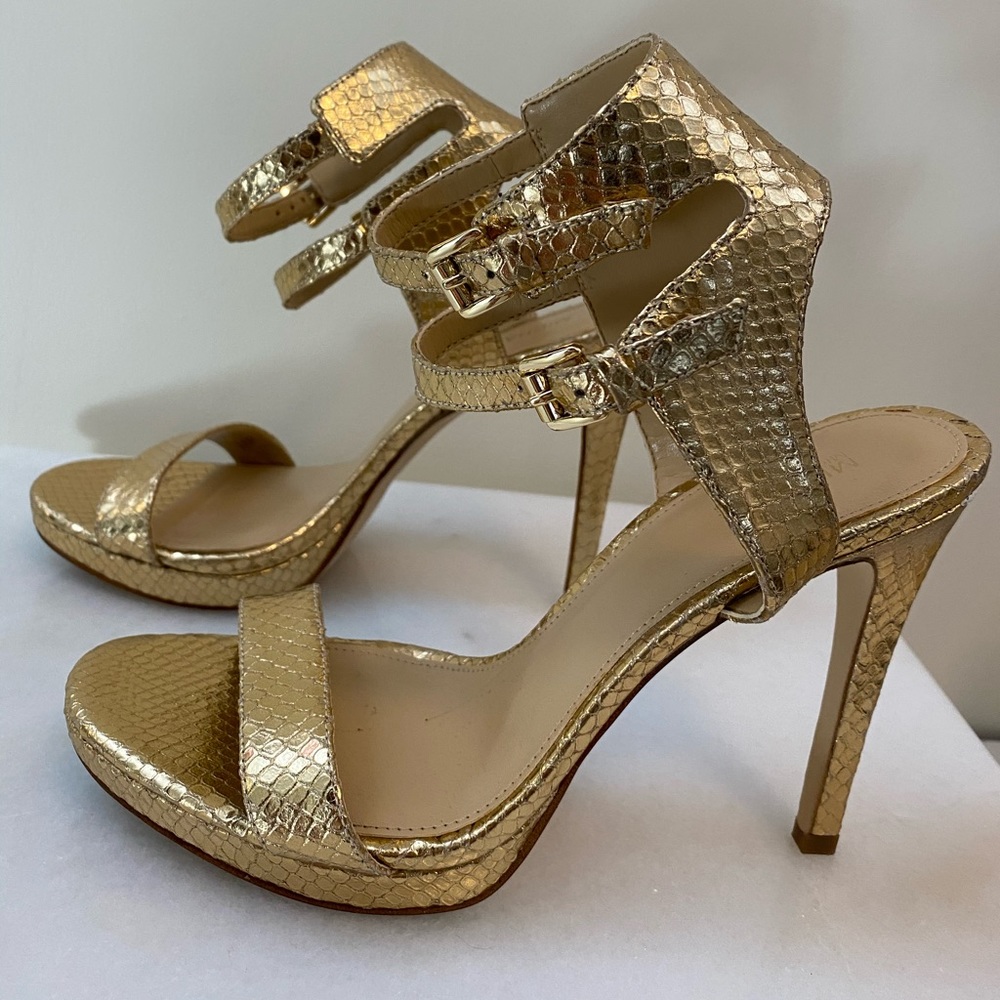 Michael Kors - gold open toe